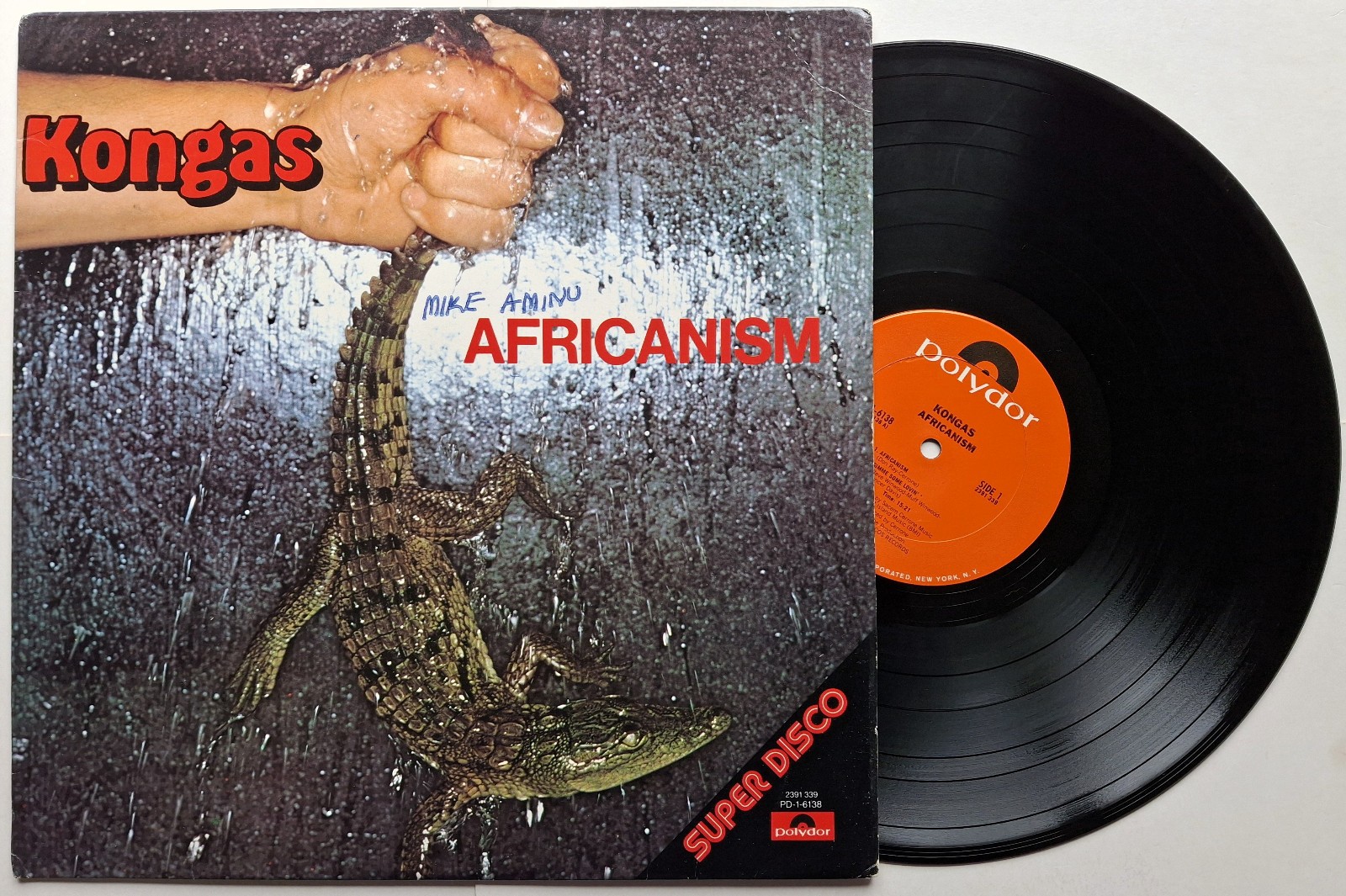 Kongos – Africanism – USA Press Vinyl LP – Polydor 1977 (VG+/ VG)