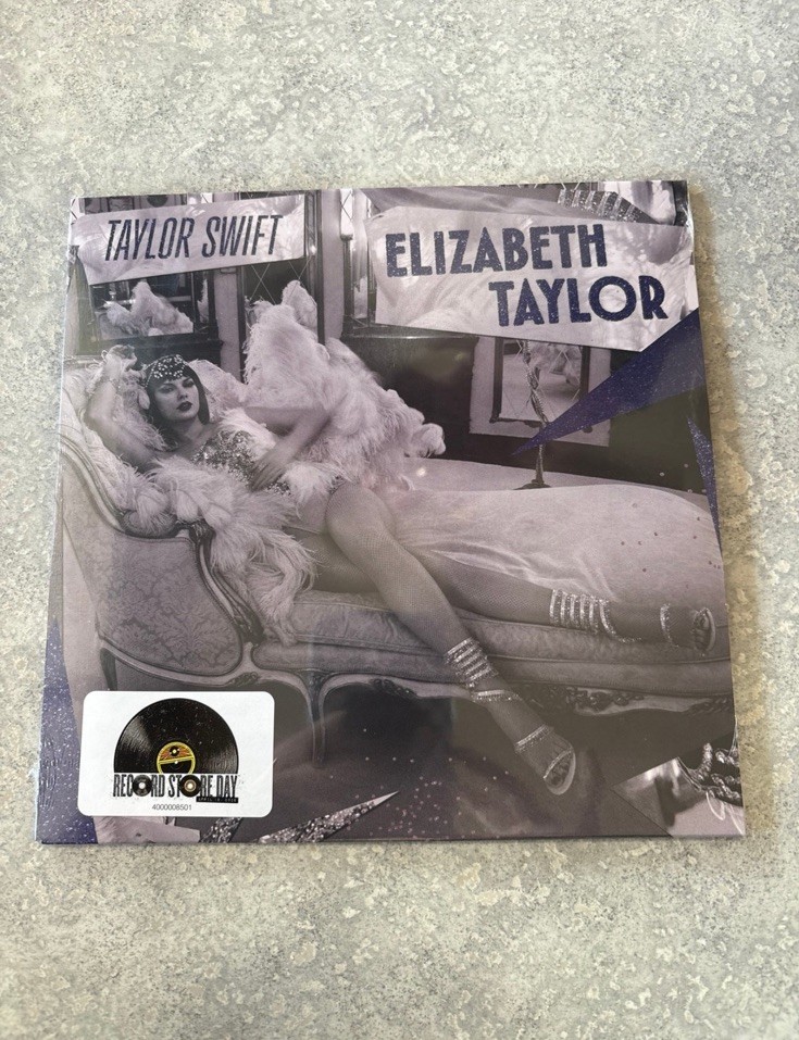 TAYLOR SWIFT Elizabeth Taylor 7″ Record Store Day Violet Glitter Vinyl NEW!