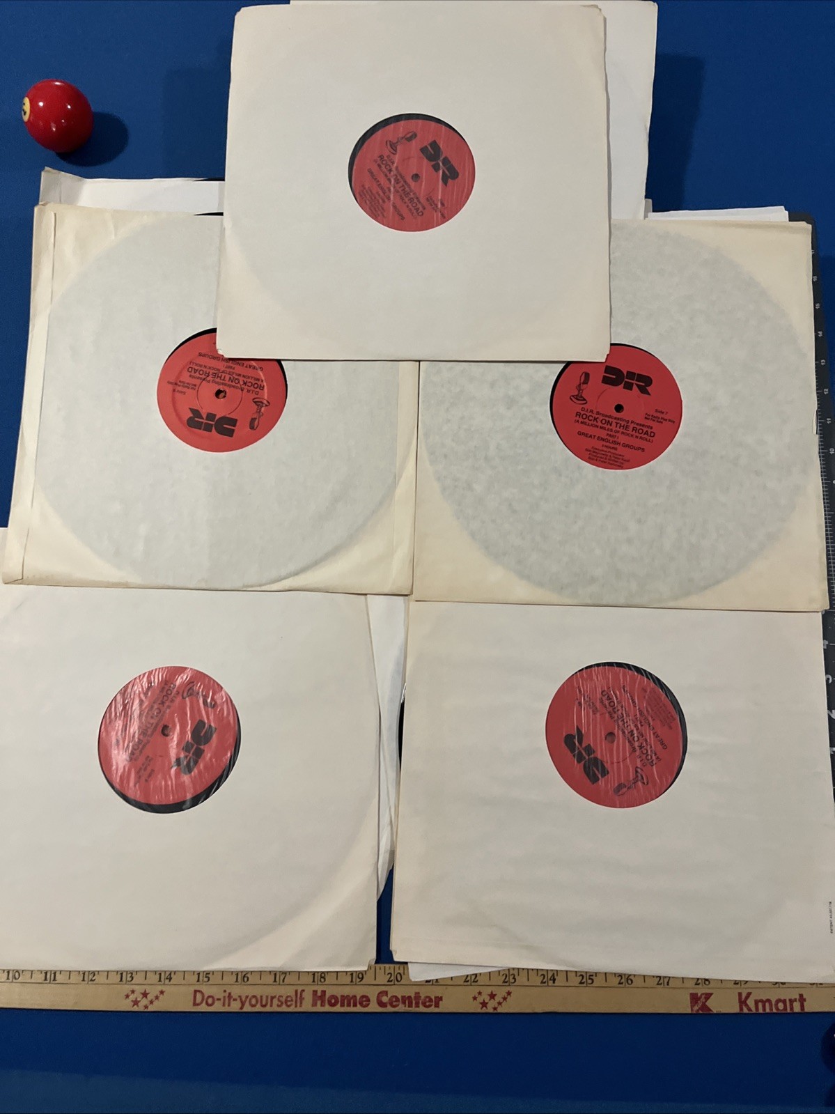 Rock On The Road Part I/II Great English Groups/American Bands 10-Lp Cue Sheets