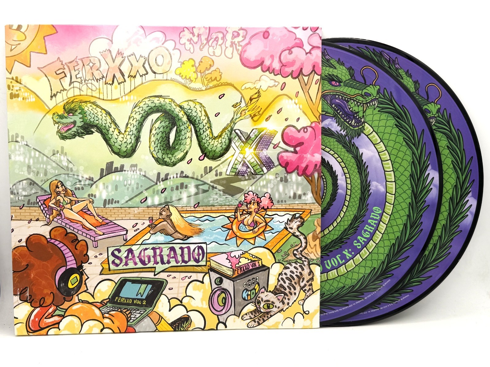 Feid FERXXO VOL X: Sagrado [VINYL Picture Disc 2-LP + Poster] NEW, Sealed