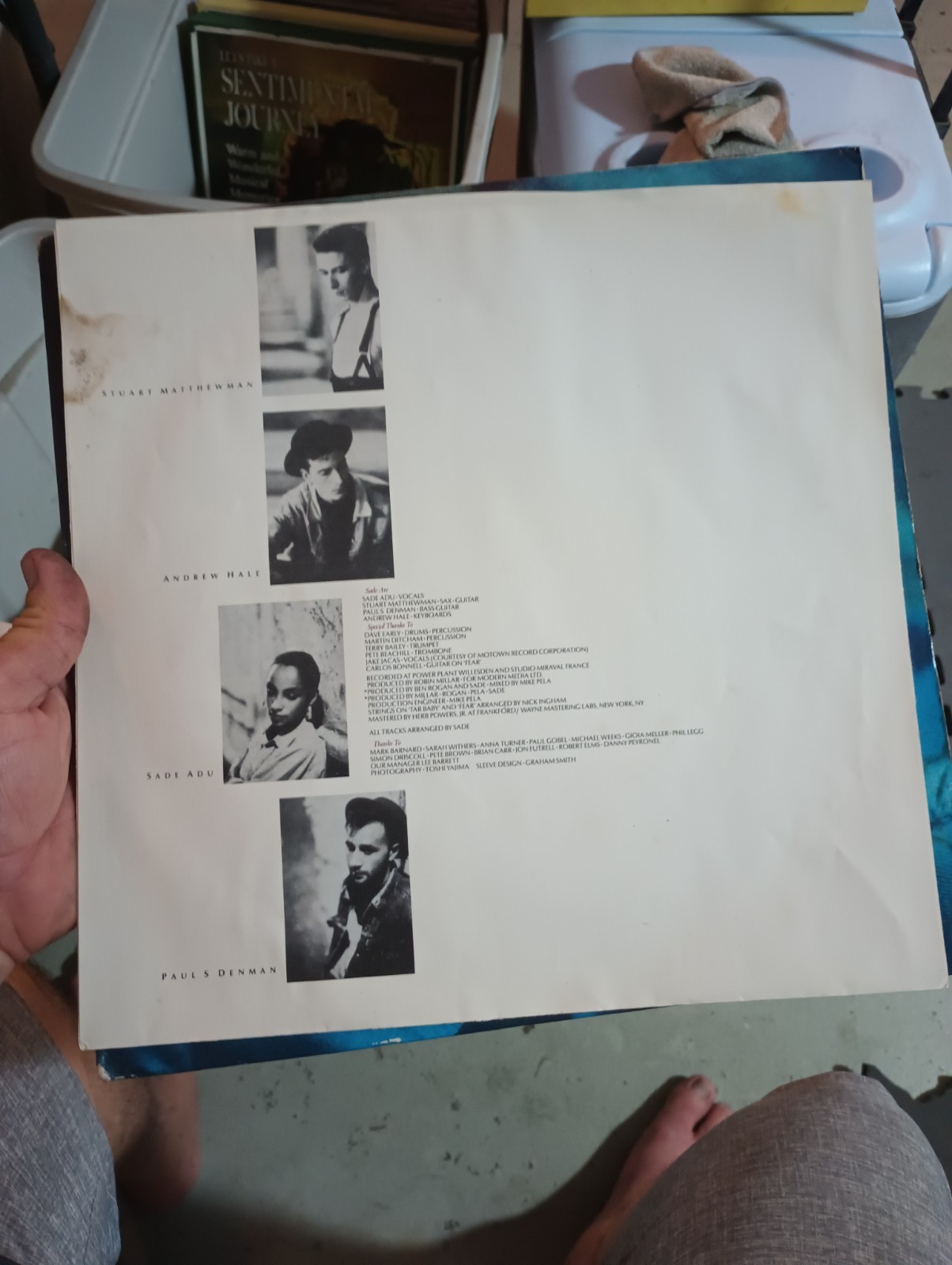 SADE PROMISE Vinyl Record Album 1985 Frankford Wayne Press
