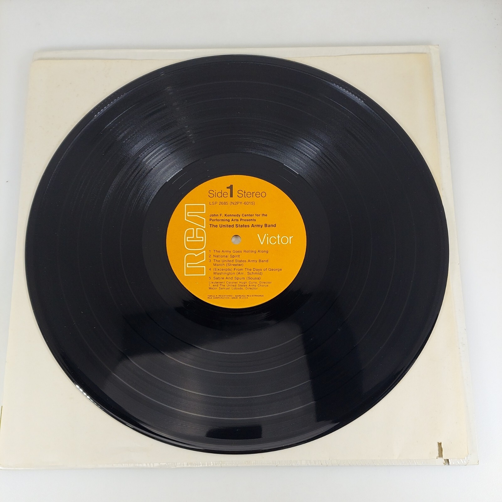 Kennedy Center Presents United States Army Band & Chorus LP RCA Promo Cut 1964