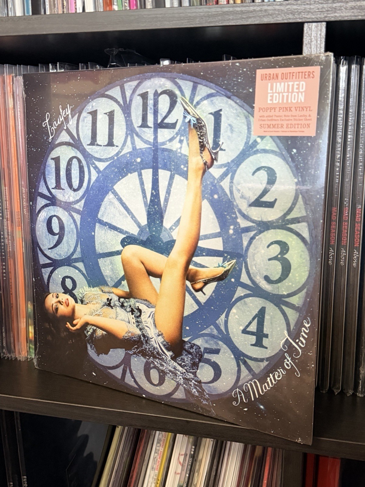 Laufey A MATTER OF TIME Urban Outfitters Summer Edition Poppy Pink Vinyl MINT