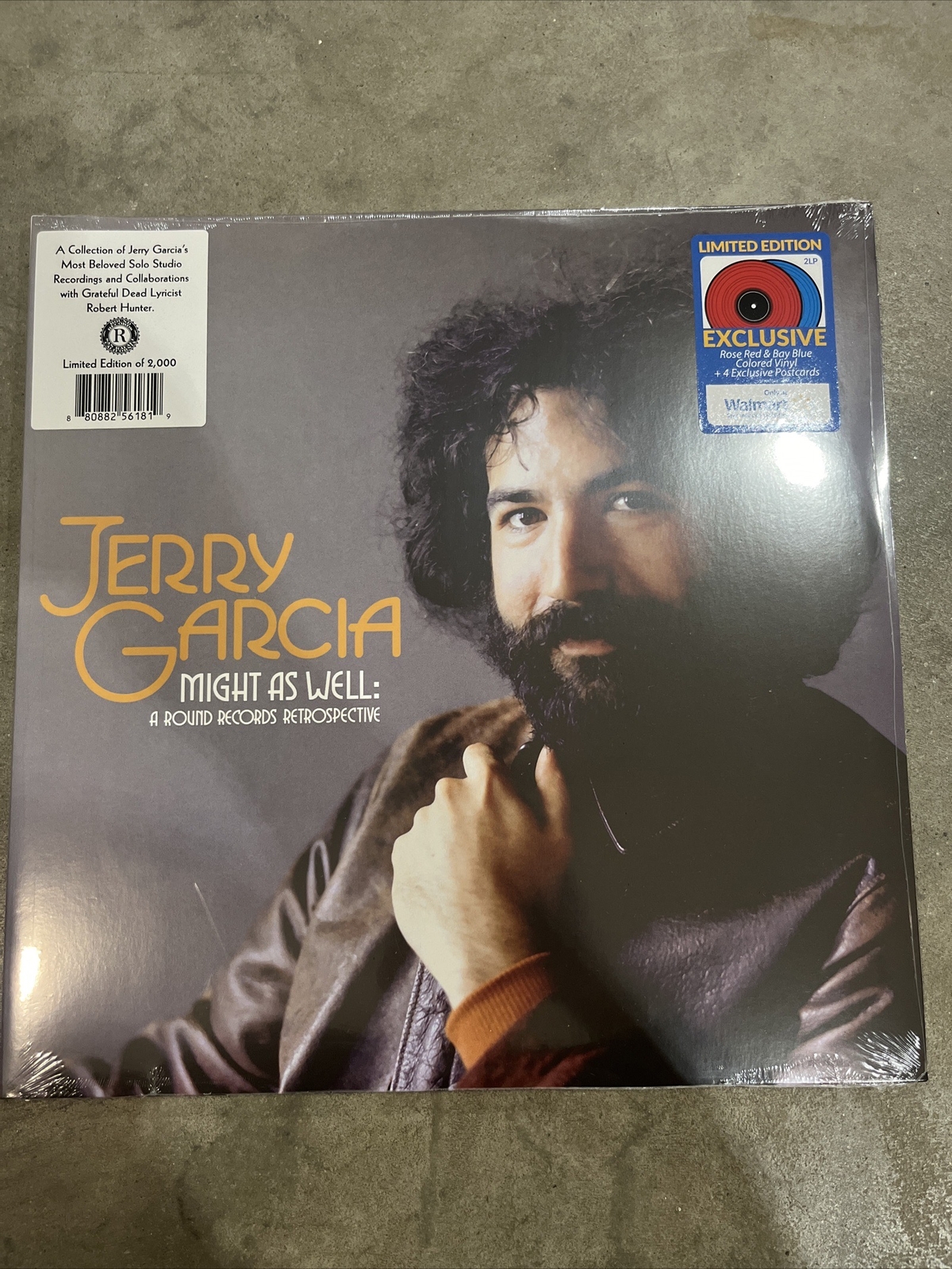 Jerry Garcia “Might As Well” BRAND NEW Rose Red & Bay Blue Vinyl SET! SEALED!