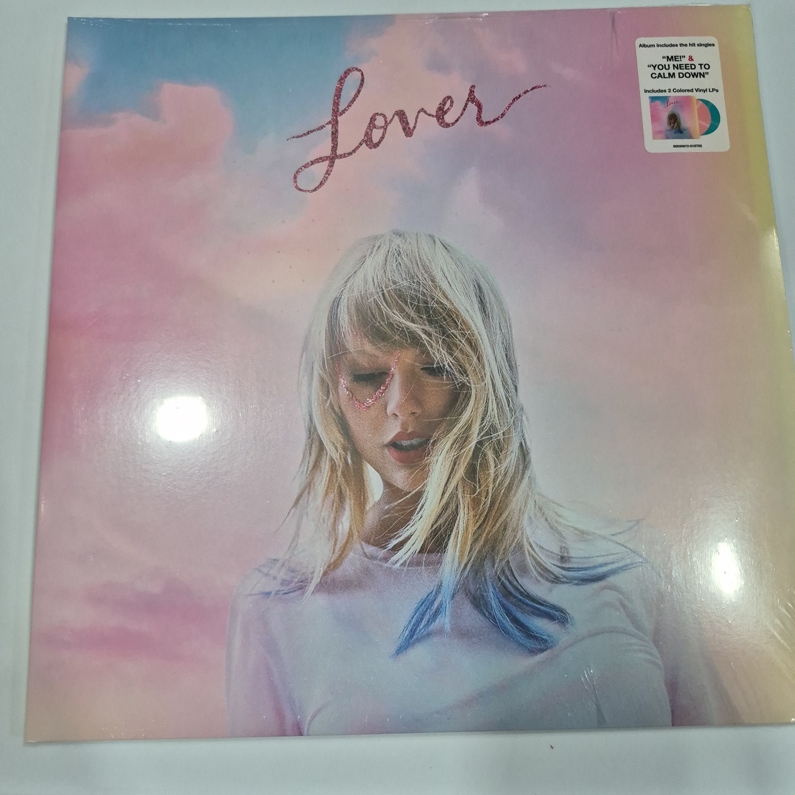 Taylor Swift – Lover Record, 2019 Pink Blue Vinyl LP NEW Sealed