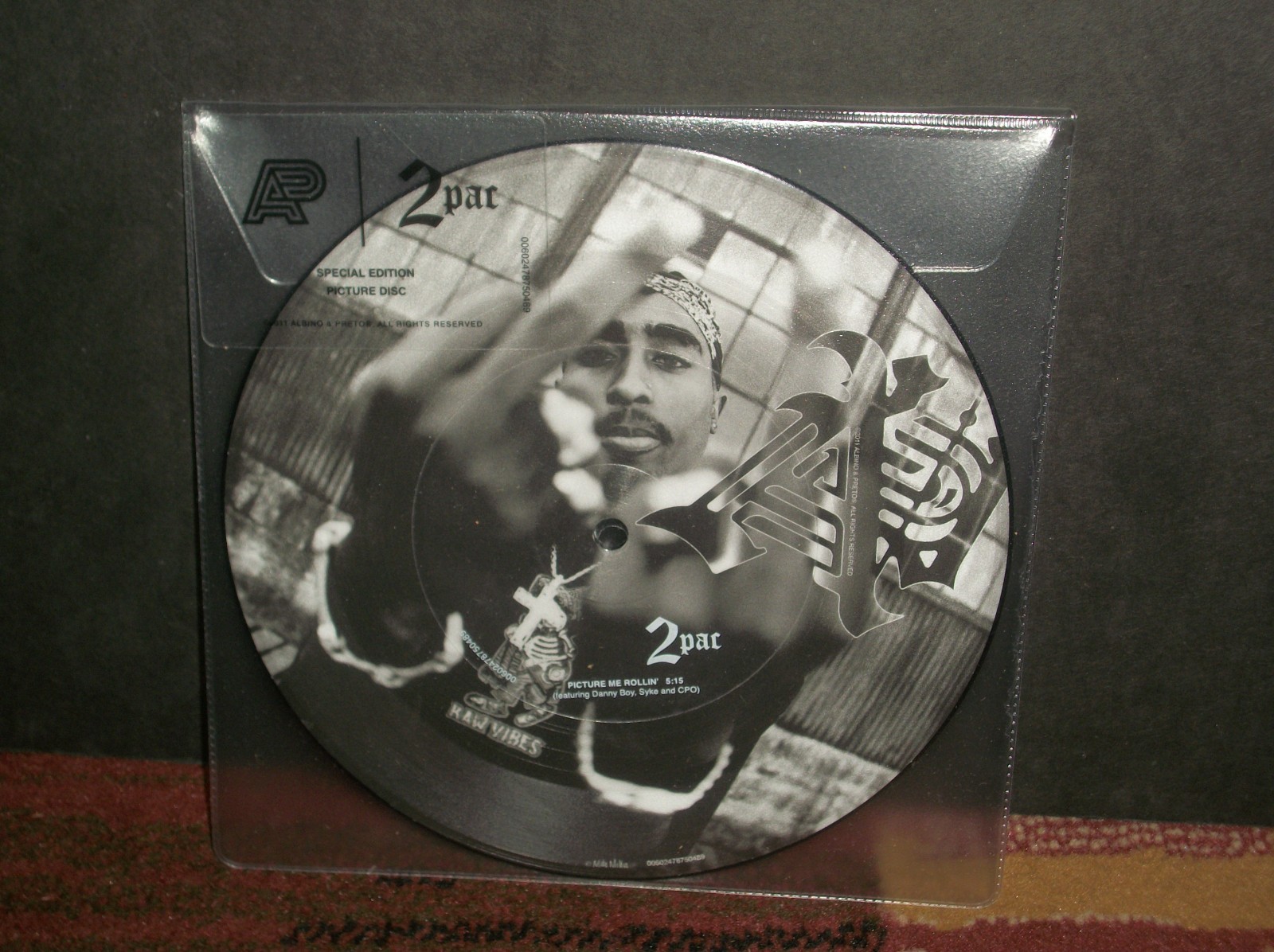 2Pac – Picture Me Rollin’ 7″ picture disc NEW* 7″ vinyl